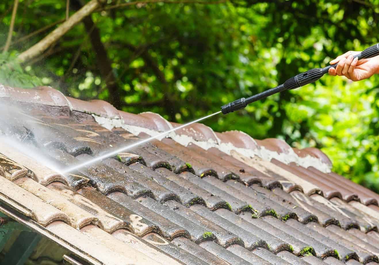 Damaged Roof Cleaning